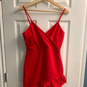 Red lu lu dress